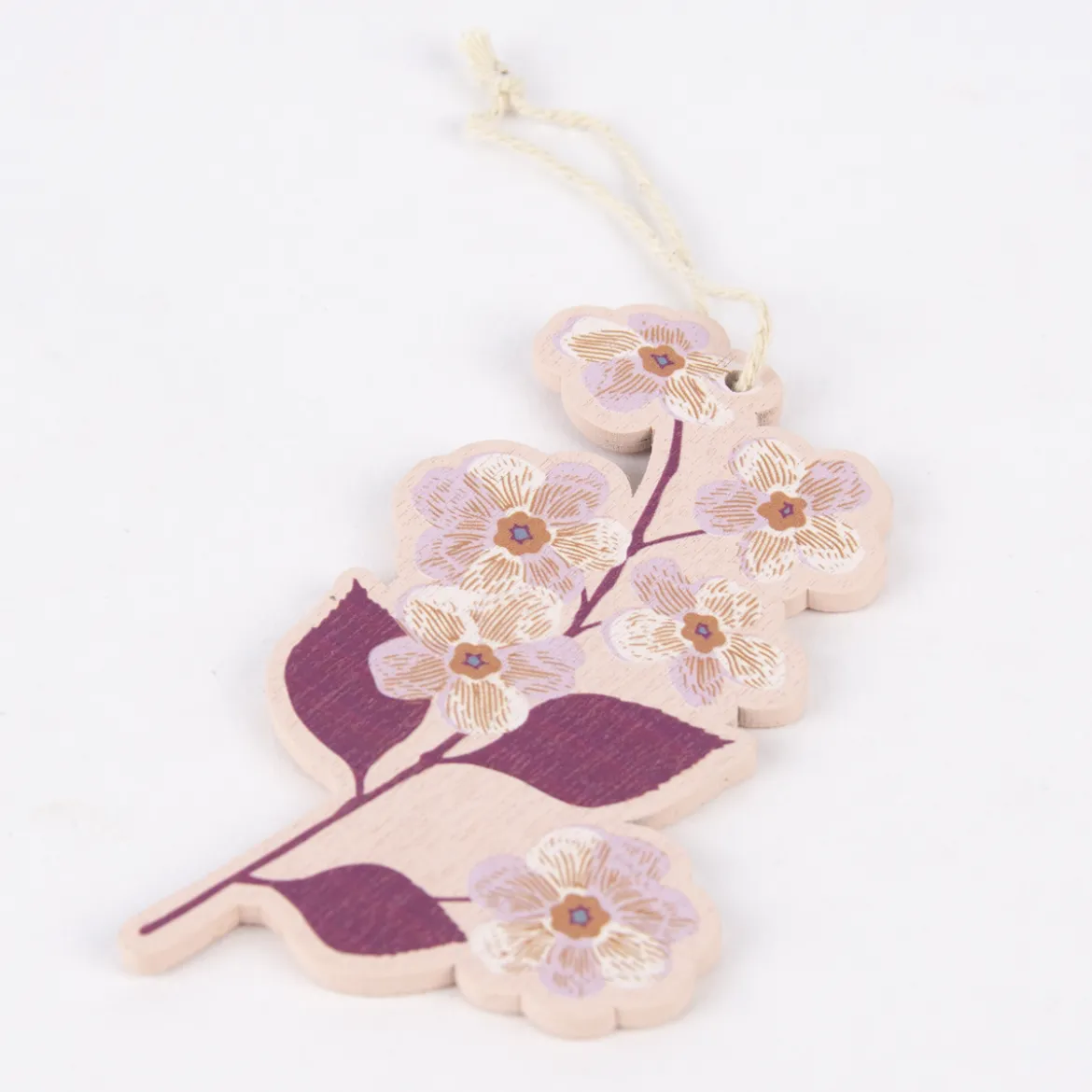 Rico Design Dekohänger Blume mauve rosa 5x10cm