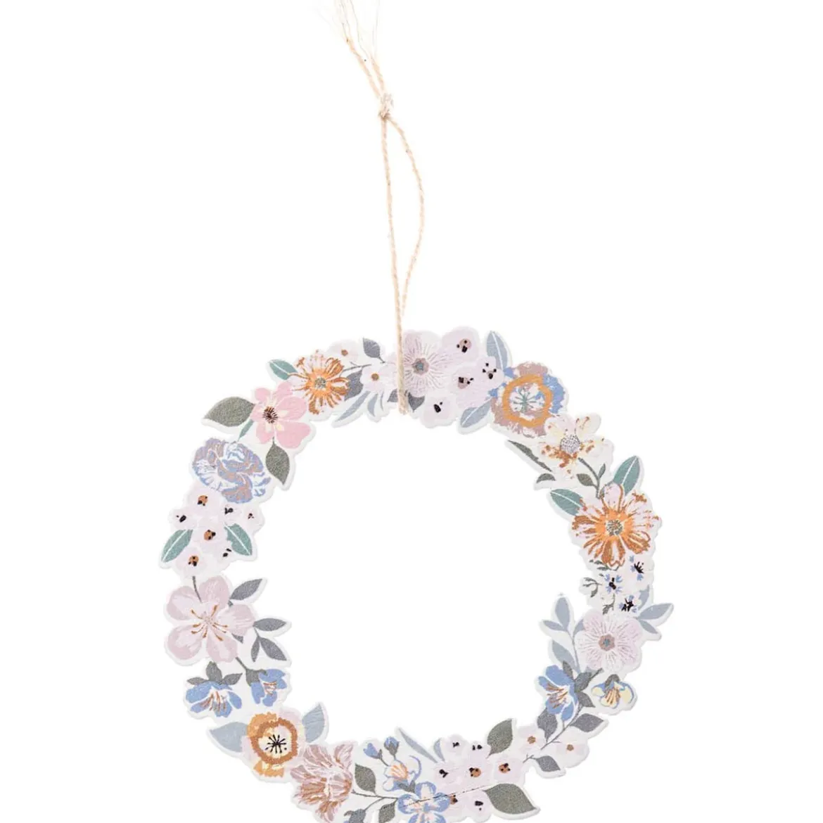 Rico Design Dekohänger Blumenkranz pastell 10cm