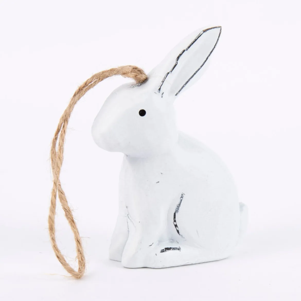 Rico Design Dekohänger Hase Holz weiß 17cm