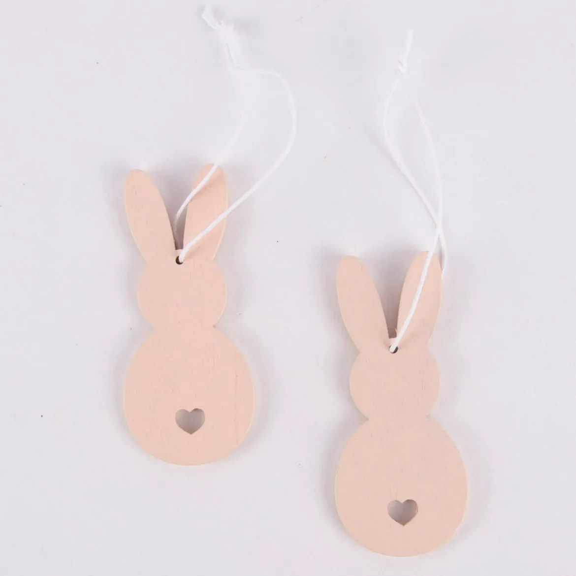 Rico Design Dekohänger Osterhase Holz 2 Stück puder rosa