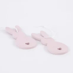 Rico Design Dekohänger Osterhase Holz 2 Stück rosa
