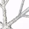 Rico Design Dekohänger Schneeflocke groß Glitter silberfarben 20x20cm