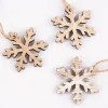 Rico Design Dekohänger Schneeflocke natur 3 Stück 12x5cm