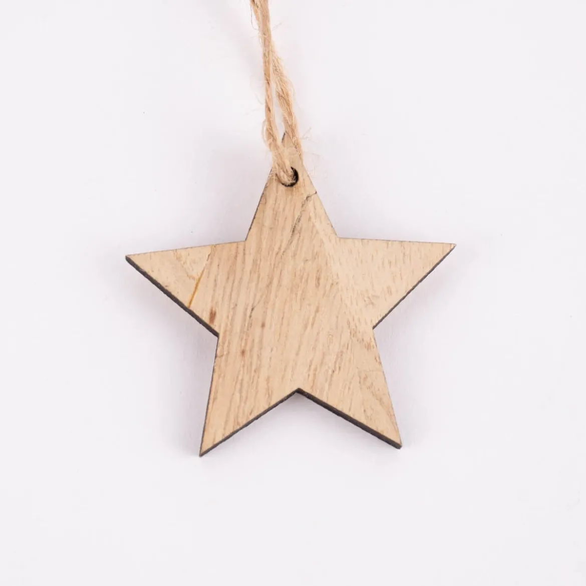 Rico Design Dekohänger Sterne natur 3 Stück 12x5cm