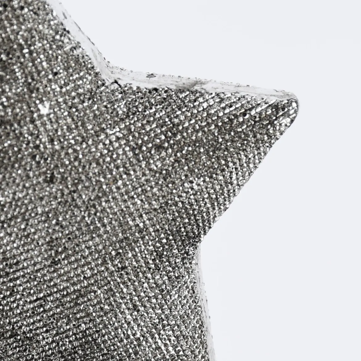 Rico Design Dekohänger Stern Kunststoff silberfarben 8x7,5cm