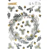 Rico Design Deko Sticker Weihnachten verschiedene Motive grün goldfarbig rosa