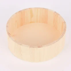Rico Design Deko Tabletts rund 2er Set Holz 15,5cm und 17,5cm