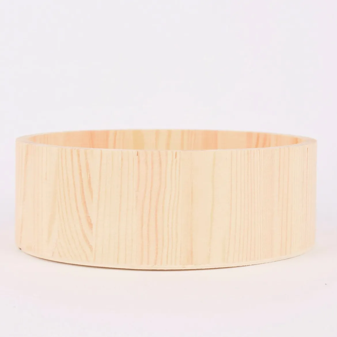 Rico Design Deko Tabletts rund 2er Set Holz 15,5cm und 17,5cm