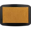 Rico Design Delicata großes Stempelkissen gold 9,5x6,5cm
