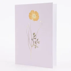 Rico Design DIY Card Goldmohn flieder 12,5x17,6cm