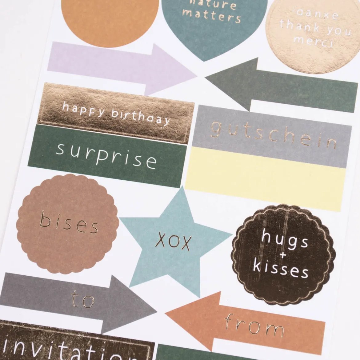 Rico Design DIY Card Goldmohn flieder 12,5x17,6cm