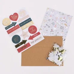 Rico Design DIY Card Jolly Christmas pastell 12,5x17,6cm
