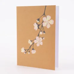 Rico Design DIY Card Kirschblüte ocker 12,5x17,6cm