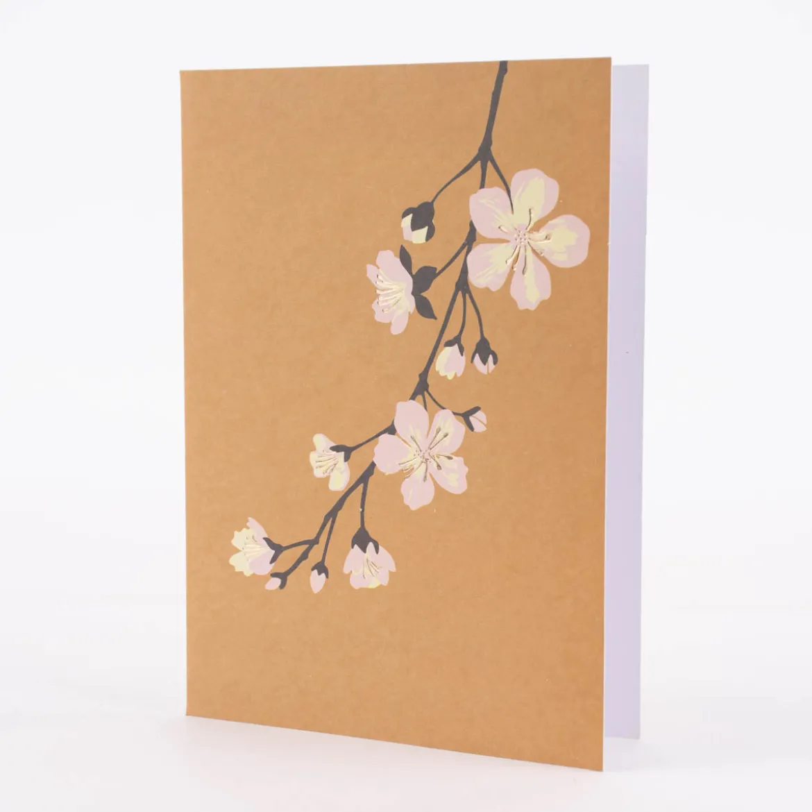 Rico Design DIY Card Kirschblüte ocker 12,5x17,6cm
