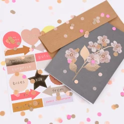 Rico Design DIY Card Magnolie dunkelgrau 12,5x17,6cm