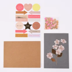 Rico Design DIY Card Magnolie dunkelgrau 12,5x17,6cm