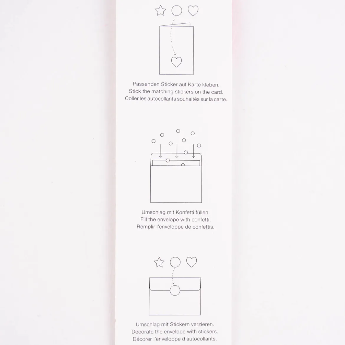Rico Design DIY Card Primel gelb 12,5x17,6cm