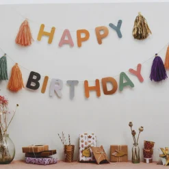 Rico Design DIY-Girlande Happy Birthday bunt 3m