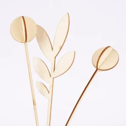 Rico Design 3D Stecktulpen Holz natur 5 tlg.