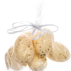 Rico Design Eier Ostereier creme-gold 6Stk