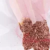 Rico Design Federn klein 6 Stück rosa rosegold 8cm