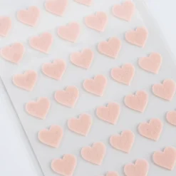 Rico Design Filzsticker Herzen klein 40 Stück verschiedene Farben