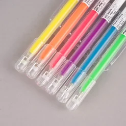 Rico Design Gelstifte Set Regenbogen Neon 0,8mm 6 Farben