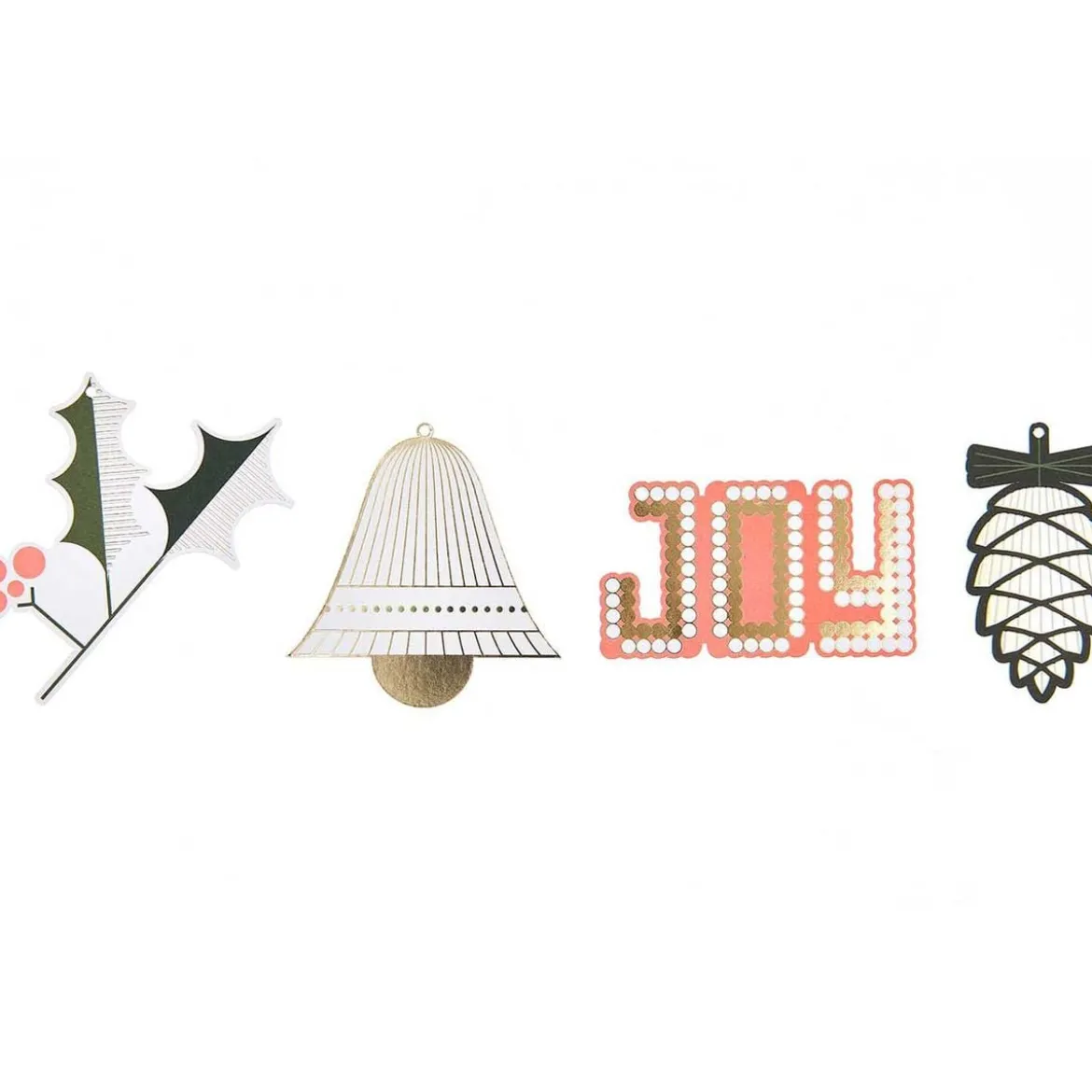 Rico Design Geschenkanhänger I love Christmas 8 Stück verschiedene Designs