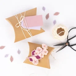 Rico Design Geschenkschachteln Mix Kraftpapier braun 6 Stück verschieden groß