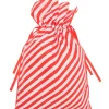 Rico Design Geschenktasche XXL Streifen rot weiß 46x69cm