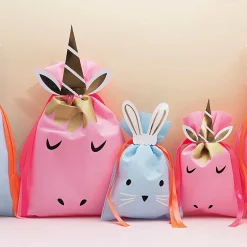 Rico Design Geschenktüte Einhorn rosa 30x45cm