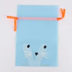 Rico Design Geschenktüte Hase blau 30x45cm