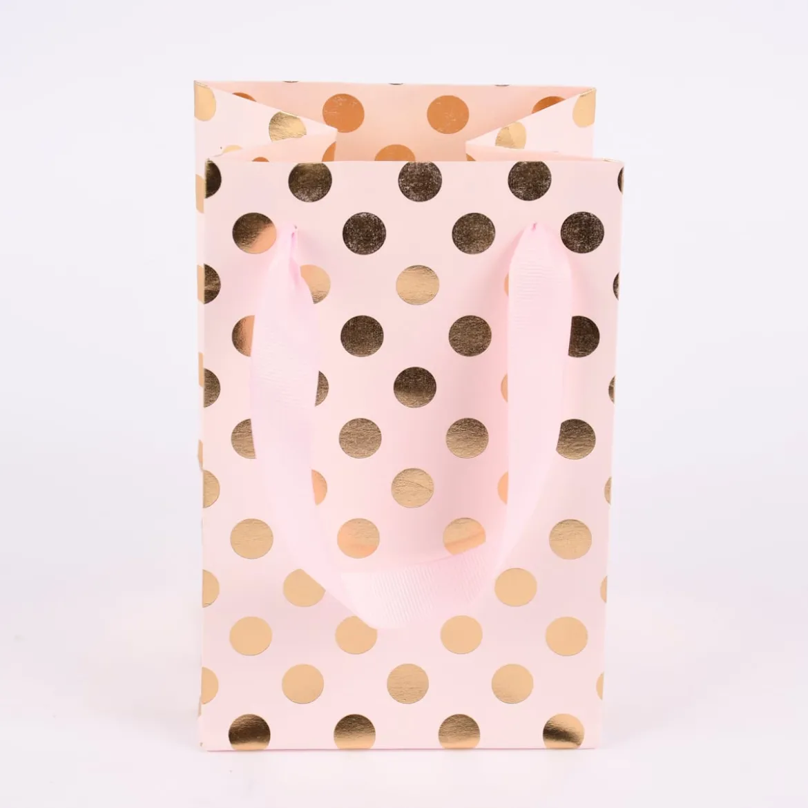 Rico Design Geschenktüte klein Punkte 18x11,5x10cm verschiedene Farben