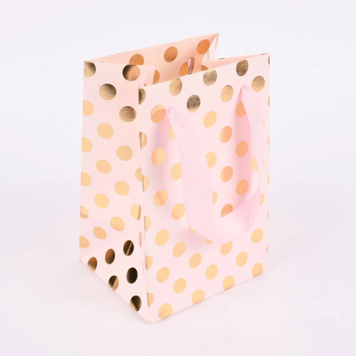 Rico Design Geschenktüte klein Punkte 18x11,5x10cm verschiedene Farben
