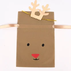 Rico Design Geschenktüte Rentier klein braun 20x30cm