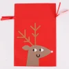 Rico Design Geschenktüte Rentier groß rot 30x45cm