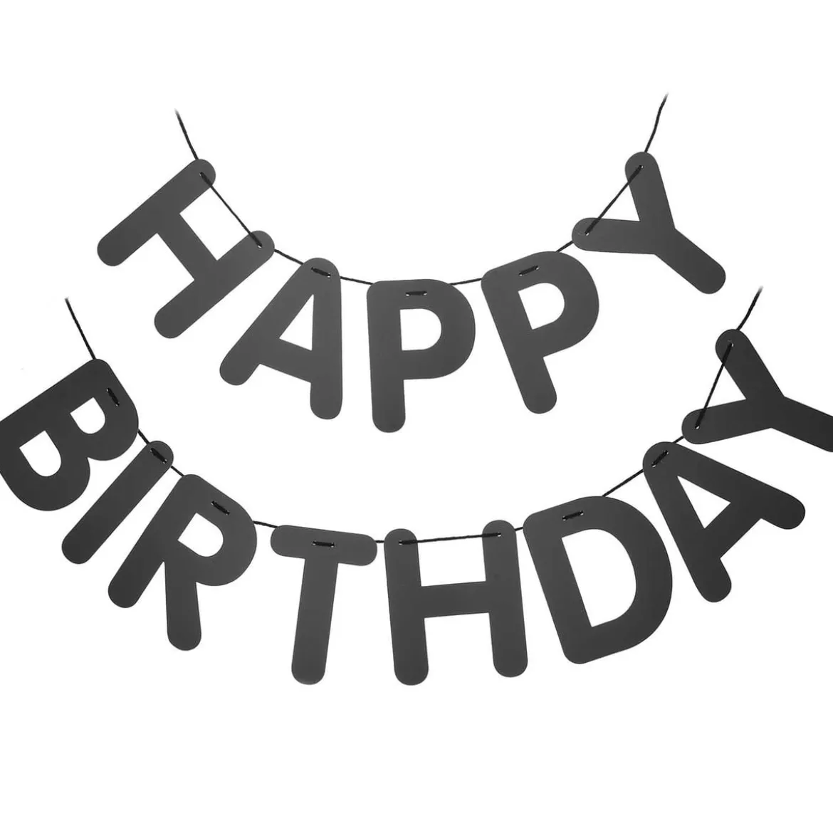 Rico Design Girlande Happy Birthday Papier 5 Meter verschiedene Farben