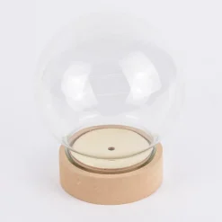 Rico Design Glasdekohaube mit Sockel 13x15cm