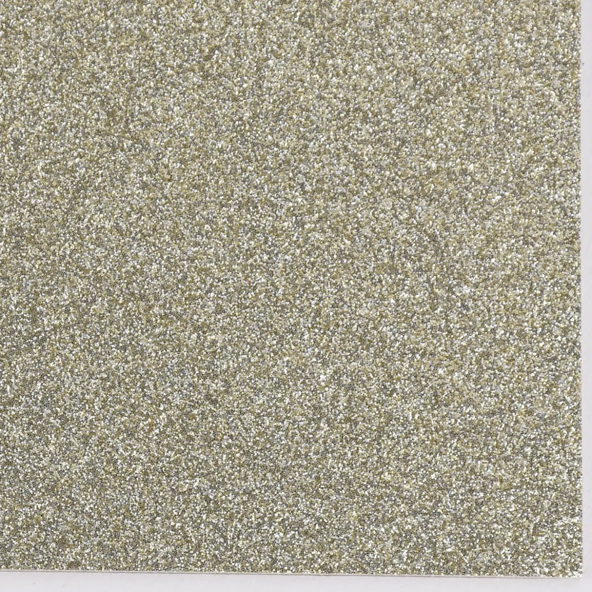 Rico Design Glitterpapierblock Glamour Mix DIN A4 10 Blatt verschiedene Farben 21x29,5cm