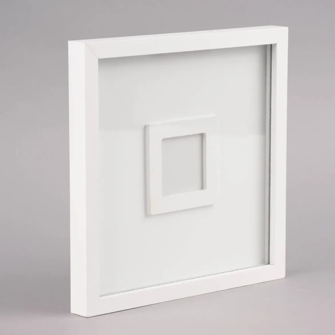 Rico Design Gästebuch Rahmen Holz weiß 20x20x2cm