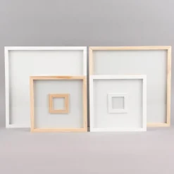 Rico Design Gästebuch Rahmen Holz natur 20x20x2cm