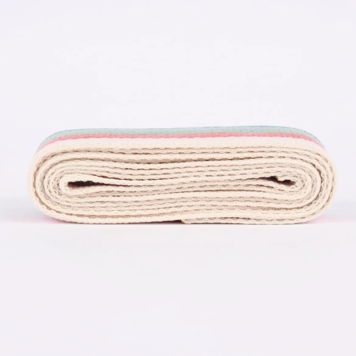 Rico Design Gurtband Streifen schmal bunt smokey 2m Breite: 4cm