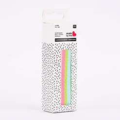 Rico Design Gurtband Streifen schmal bunt 2m Breite: 4cm