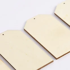 Rico Design Holzdeko Set Schild 4teilig 9,5x5cm