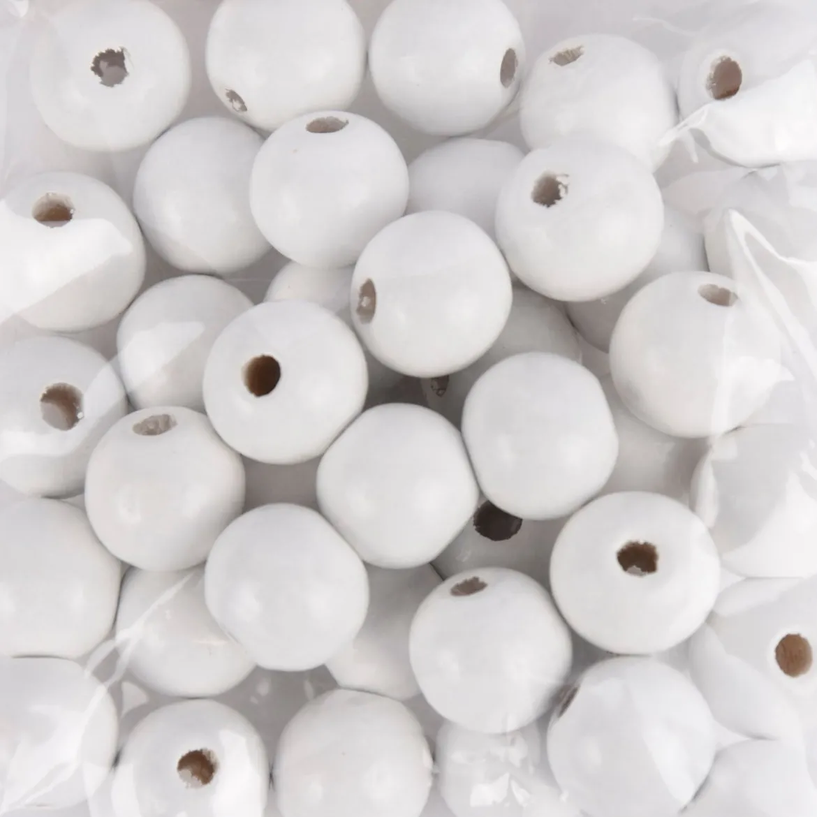 Rico Design Holzperlen 12mm 40 Stück verschiedene Farben