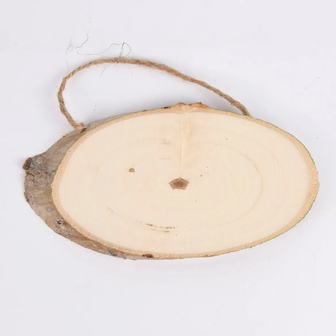 Rico Design Holzschild oval Pappelholz 14-18x7-10cm