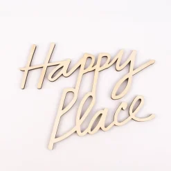 Rico Design Holzschriftzug magnetisch Happy Place 25x20cm