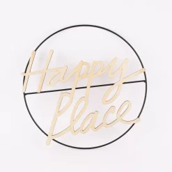 Rico Design Holzschriftzug magnetisch Happy Place 25x20cm