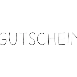 Rico Design Holz-Stempel GUTSCHEIN