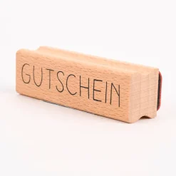 Rico Design Holz-Stempel GUTSCHEIN